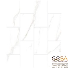 Мозаика Vitra  Marmori Кирпичная Кладка Калакатта Белый (7*14) 35,5х29 купить по лучшей цене в интернет магазине стильных обоев Сова ТД. Доставка по Москве, МО и всей России