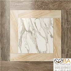 Керамогранит Atlas Concorde  Супернова Марбл Калакатта Голд Кассеттоне Лапп 59х59 купить по лучшей цене в интернет магазине стильных обоев Сова ТД. Доставка по Москве, МО и всей России