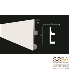 Лепнина Decor-Dizayn Молдинг DD615 купить по лучшей цене в интернет магазине стильных обоев Сова ТД. Доставка по Москве, МО и всей России