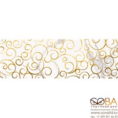 Декор Миланезе дизайн  Флорал каррара 1664-0140 20х60 купить по лучшей цене в интернет магазине стильных обоев Сова ТД. Доставка по Москве, МО и всей России