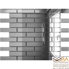 Мозаика  зеркальная Серебро С8025 ДСТ 80 х 25/300 x 300 мм (10шт) - 0,9 купить по лучшей цене в интернет магазине стильных обоев Сова ТД. Доставка по Москве, МО и всей России