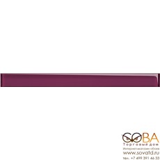 Плитка Universal Glass cпецэлемент стеклянный пурпурный (UG1H221) 4x45 купить по лучшей цене в интернет магазине стильных обоев Сова ТД. Доставка по Москве, МО и всей России