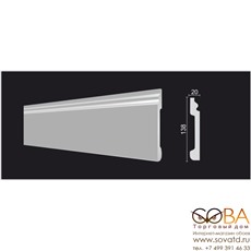 Лепнина Decor-Dizayn Плинтус DD31 купить по лучшей цене в интернет магазине стильных обоев Сова ТД. Доставка по Москве, МО и всей России