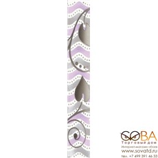 Бордюр Tirani viola  4,8х33,3 купить по лучшей цене в интернет магазине стильных обоев Сова ТД. Доставка по Москве, МО и всей России