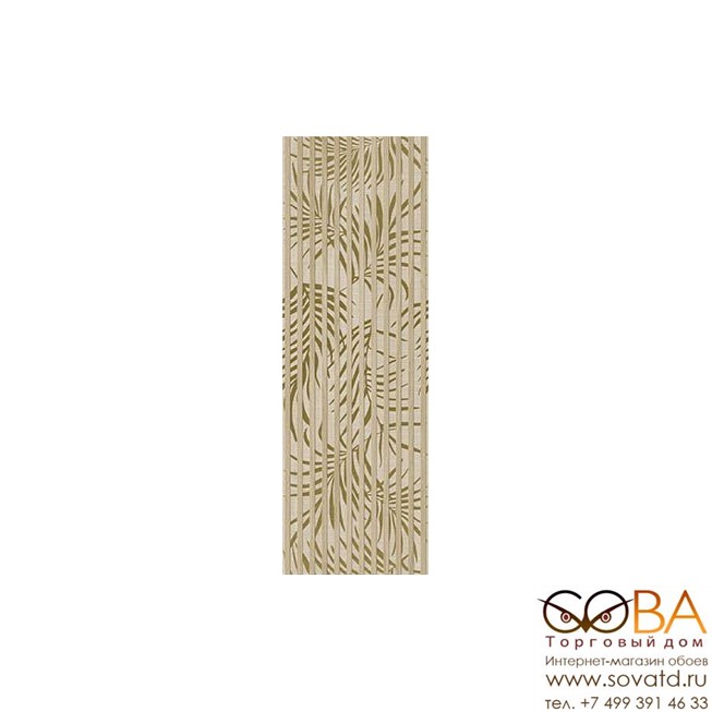 Декор Villeroy&Boch  La Citta Beige Gold PVD Flower Matt.Rec. 40x120 купить по лучшей цене в интернет магазине стильных обоев Сова ТД. Доставка по Москве, МО и всей России