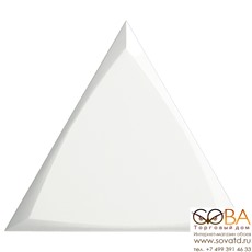Керамическая плитка ZYX Evoke Traingle Channel White Glossy (15x17)см 218248 (Испания) купить по лучшей цене в интернет магазине стильных обоев Сова ТД. Доставка по Москве, МО и всей России