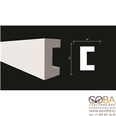 Лепнина Decor-Dizayn Молдинг DD613 купить по лучшей цене в интернет магазине стильных обоев Сова ТД. Доставка по Москве, МО и всей России