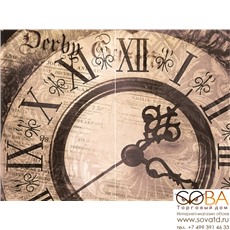 Панно Clock  P2-2D176 40х30 (из 2-х пл.) купить по лучшей цене в интернет магазине стильных обоев Сова ТД. Доставка по Москве, МО и всей России