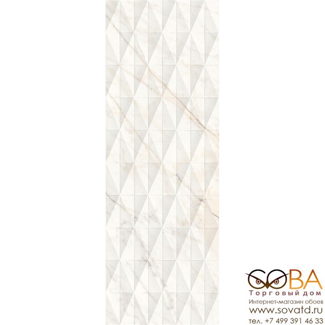 Плитка Marazzi  Allmarble Wall Golden White Struttura Pave Lux 3D 40х120 купить по лучшей цене в интернет магазине стильных обоев Сова ТД. Доставка по Москве, МО и всей России