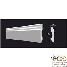 Лепнина Decor-Dizayn Плинтус DD27 купить по лучшей цене в интернет магазине стильных обоев Сова ТД. Доставка по Москве, МО и всей России