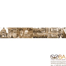 Бордюр Venice  стекло 4х25 купить по лучшей цене в интернет магазине стильных обоев Сова ТД. Доставка по Москве, МО и всей России