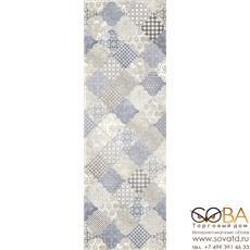 Декор Cersanit Вставка Majolica A голубой 20х60 купить по лучшей цене в интернет магазине стильных обоев Сова ТД. Доставка по Москве, МО и всей России