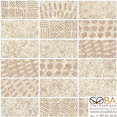 Мозаика Vitra  Stone-X Кремовый Матовый R10A (5х10) 31,5х28 купить по лучшей цене в интернет магазине стильных обоев Сова ТД. Доставка по Москве, МО и всей России