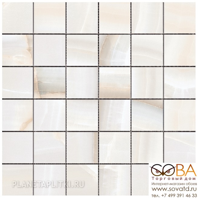 Мозаика HDC Porcelanicos  Malla Onix Caramel 30 x 30 купить по лучшей цене в интернет магазине стильных обоев Сова ТД. Доставка по Москве, МО и всей России