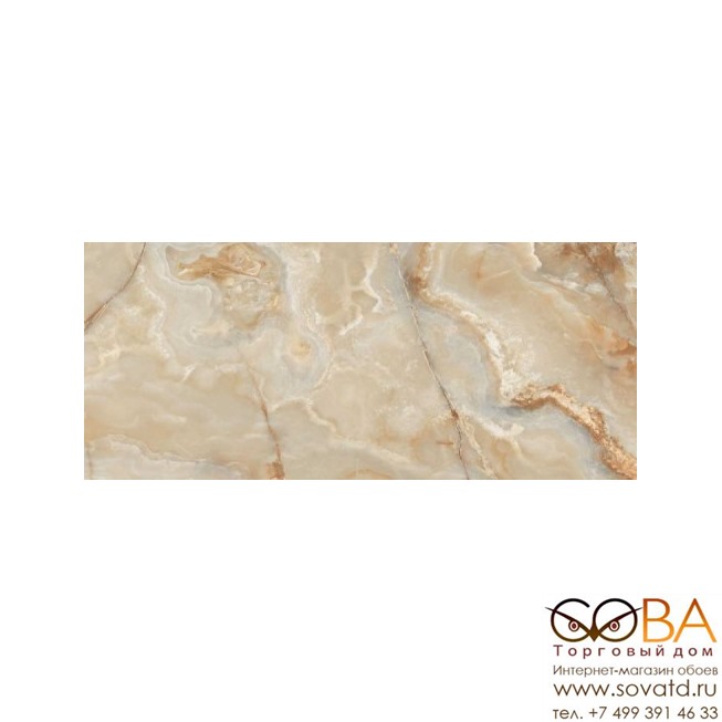 Керамогранит Rex Magnum Golden Onyx Glo 6mm (120x280)см 766030 (Италия) купить по лучшей цене в интернет магазине стильных обоев Сова ТД. Доставка по Москве, МО и всей России