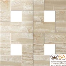 Мозаика Atlas Concorde  Супернова Оникс Айвори Шиффон Лапп 45х45 купить по лучшей цене в интернет магазине стильных обоев Сова ТД. Доставка по Москве, МО и всей России