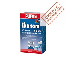 Pufas Euro 3000 Эконом - Универсальный обойный клей 500 гр. 20030/500 купить по лучшей цене в интернет магазине стильных обоев Сова ТД. Доставка по Москве, МО и всей России