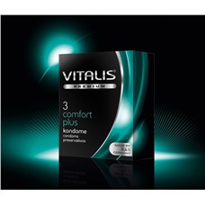 Презервативы Vitalis Comfort Plus, 3 шт