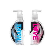 Набор из покалывающей и согревающей смазок  Make Love Warming and Tingling Lubricant - 2 х 147 мл.