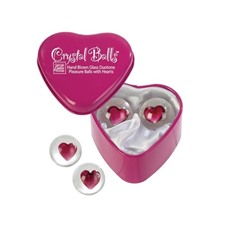 Вагинальные шарики Crystal Balls-Heart 1295-10BXSE