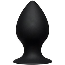 Чёрная анальная пробка Kink Ace Silicone Plug 4.5  - 11,43 см.