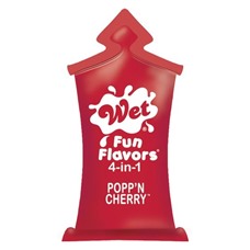 Вкусовой лубрикант с согревающим эффектом Wet Fun Flavors подушечка, 10 мл.