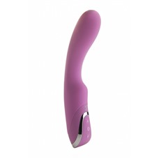 Розовый перезаряжаемый вибратор Rechargeable G-Lover - 21 см.