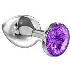 Анальная пробка Diamond Purple Sparkle Large 4010-05Lola