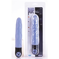 Рельефный вибратор Pure Silicone Vibe Lavender/Black 05-140-E19-BCDSC