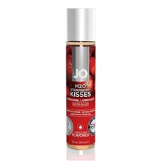 Смазка с ароматом клубники JO Flavored Strawberry Kiss - 30 мл.