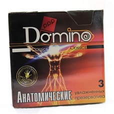 Анатомические презервативы DOMINO, 3 шт.