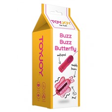 Вибростимулятор бабочка BUZZ BUZZ BUTTERFLY MASSAGER PINK9821TJ