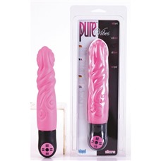 Рельефный вибратор Pure Silicone Vibe Pink 05-172PK-BCDSC