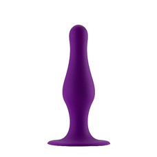 Анальная пробка Butt Plug with Suction Cup Medium Purple SH-SHT386PUR