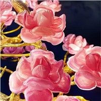 Светодиодная стеклянная люстра