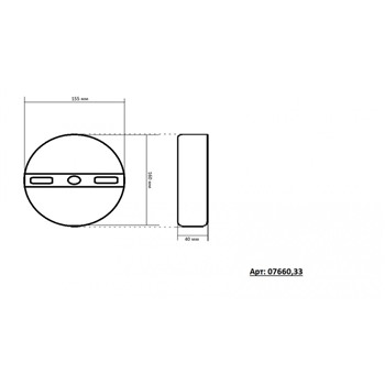 Подвес Лира золото d60 h200 Led 76W (3000K) (артикул:07660,33)