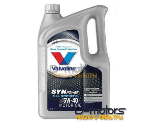 Моторное масло Valvoline Synpower  5W-40 (5л.)