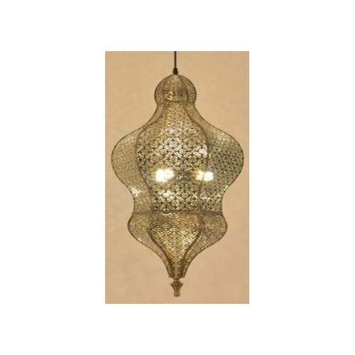 Марокканский фонарь бронзовый ажурный