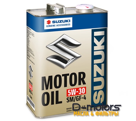 SUZUKI MOTOR OIL 5W-30 SM/GF-4 (4л.)