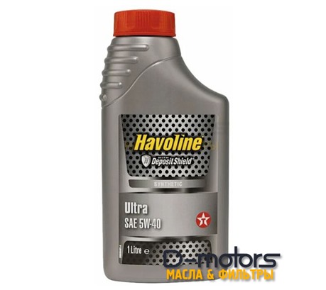 Моторное масло TEXACO HAVOLINE ULTRA 5W-40 (1л.)