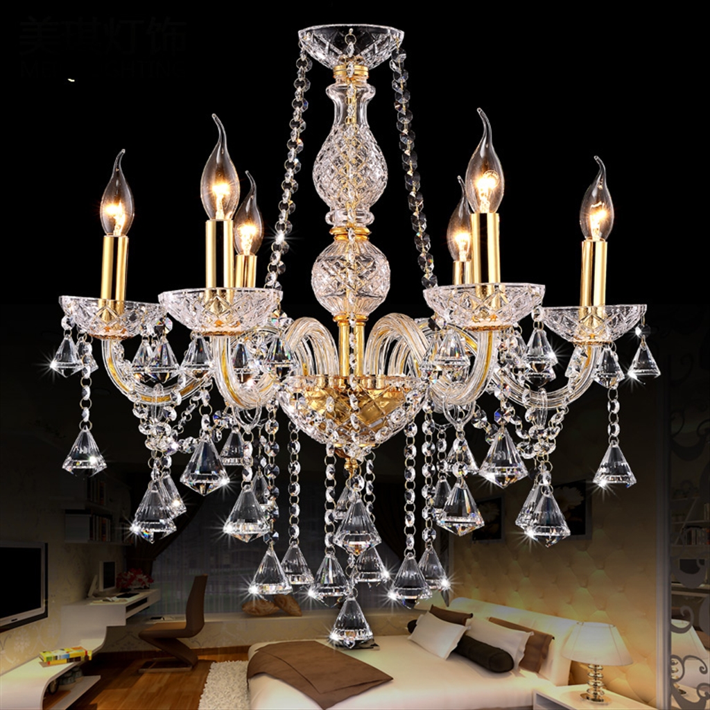 Люстра Ruby Crystal Chandelier Gold 75