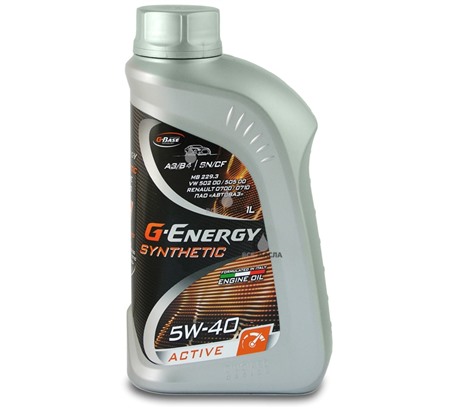 Моторное масло G-Energy Synthetic Active 5W-40 (1л.)
